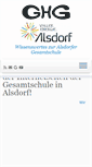 Mobile Screenshot of ghg-alsdorf.de