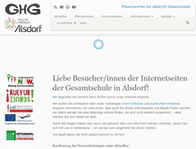Tablet Screenshot of ghg-alsdorf.de